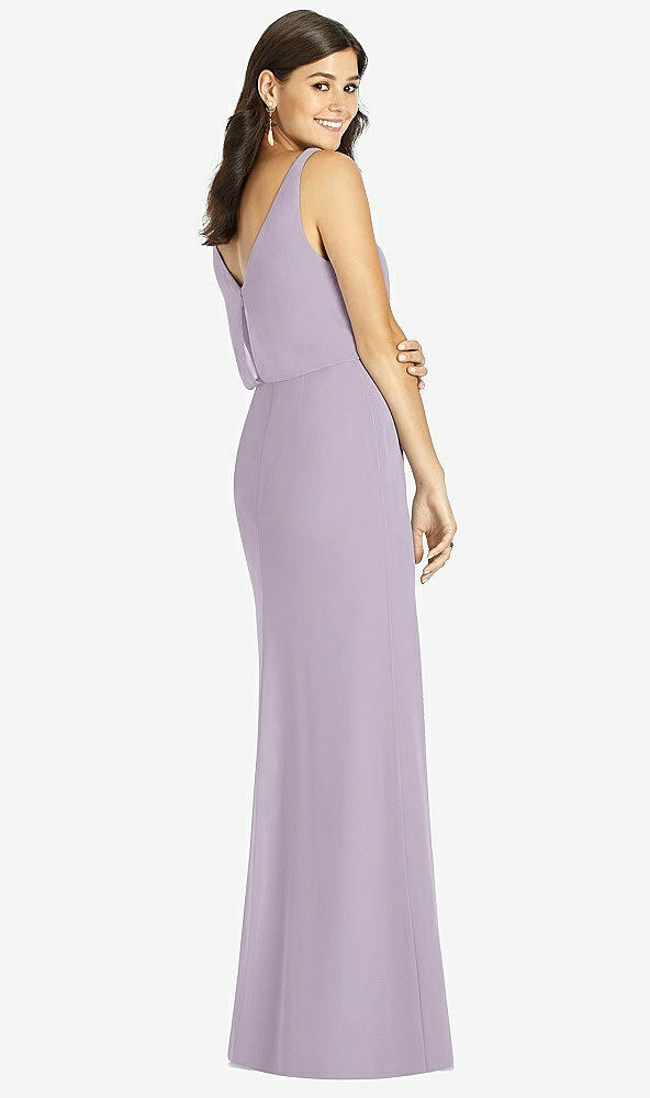Back View - Lilac Haze Thread Bridesmaid Style Ines