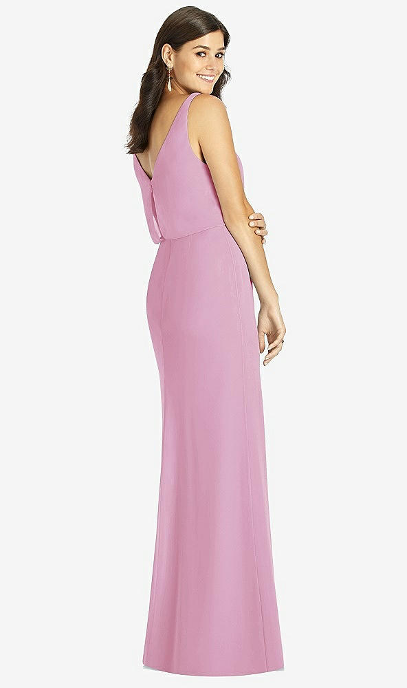 Back View - Powder Pink Thread Bridesmaid Style Ines