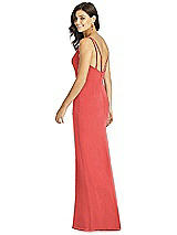 Rear View Thumbnail - Perfect Coral Thread Bridesmaid Style Bonnie