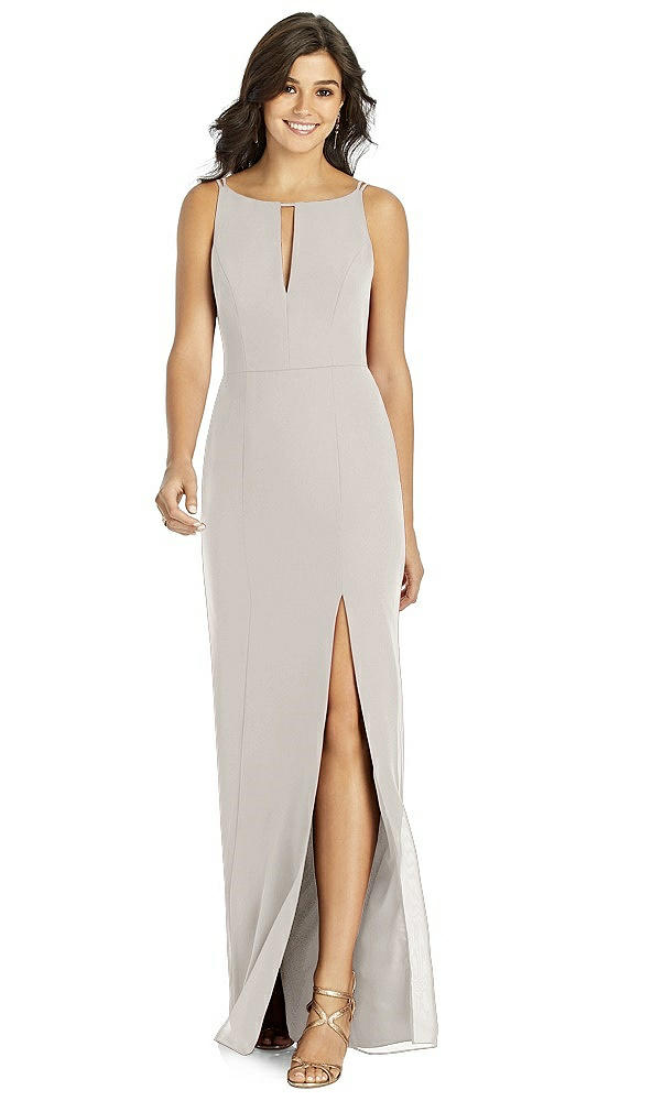 Front View - Oyster Thread Bridesmaid Style Bonnie