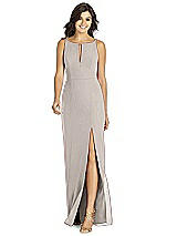 Front View Thumbnail - Taupe Thread Bridesmaid Style Bonnie