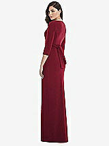 Rear View Thumbnail - Burgundy After Six Bridesmaid Dress 6814