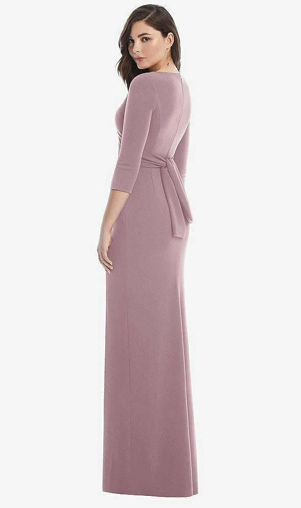 Back View - Dusty Rose After Six Bridesmaid Dress 6814