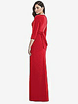 Rear View Thumbnail - Parisian Red After Six Bridesmaid Dress 6814