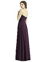 Rear View Thumbnail - Aubergine Silver After Six Shimmer Bridesmaid Dress 1504LS