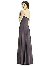 Rear View Thumbnail - Stormy Silver After Six Shimmer Bridesmaid Dress 1504LS