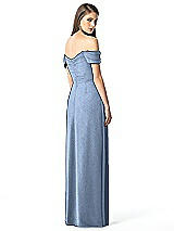 Rear View Thumbnail - Cloudy Silver Dessy Shimmer Bridesmaid Dress 2844LS