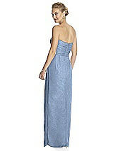 Rear View Thumbnail - Cloudy Silver Dessy Shimmer Bridesmaid Dress 2882LS