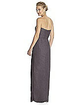 Rear View Thumbnail - Stormy Silver Dessy Shimmer Bridesmaid Dress 2882LS