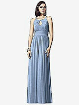 Front View Thumbnail - Cloudy Silver Dessy Shimmer Bridesmaid Dress 2906LS