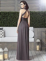 Rear View Thumbnail - Stormy Silver Dessy Shimmer Bridesmaid Dress 2908LS