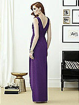 Rear View Thumbnail - Majestic Gold Dessy Shimmer Bridesmaid Dress 2958LS