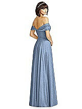 Alt View 2 Thumbnail - Cloudy Silver Dessy Shimmer Bridesmaid Dress 2970LS