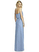Rear View Thumbnail - Cloudy Silver After Six Shimmer Bridesmaid Dress 6761LS