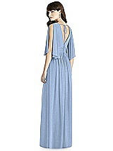 Rear View Thumbnail - Cloudy Silver After Six Shimmer Bridesmaid Dress 6777LS