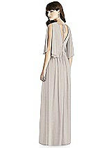 Rear View Thumbnail - Taupe Silver After Six Shimmer Bridesmaid Dress 6777LS