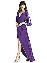 Front View Thumbnail - Majestic Gold After Six Shimmer Bridesmaid Dress 6777LS