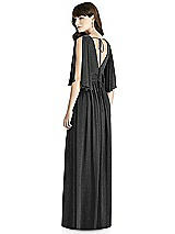 Rear View Thumbnail - Black Silver After Six Shimmer Bridesmaid Dress 6777LS