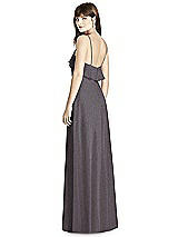 Rear View Thumbnail - Stormy Silver After Six Shimmer Bridesmaid Dress 6780LS