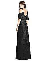 Rear View Thumbnail - Black Silver After Six Shimmer Bridesmaid Dress 6781LS