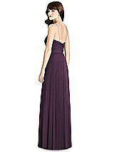 Rear View Thumbnail - Aubergine Silver After Six Shimmer Bridesmaid Dress 6782LS