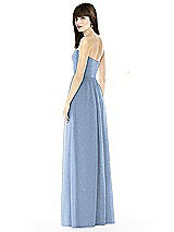 Rear View Thumbnail - Cloudy Silver After Six Shimmer Bridesmaid Dress 6794LS