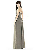 Rear View Thumbnail - Mocha Gold After Six Shimmer Bridesmaid Dress 6794LS