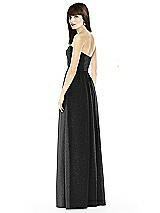 Rear View Thumbnail - Black Silver After Six Shimmer Bridesmaid Dress 6794LS