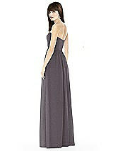 Rear View Thumbnail - Stormy Silver After Six Shimmer Bridesmaid Dress 6794LS