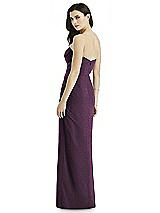 Rear View Thumbnail - Aubergine Silver Studio Design Shimmer Bridesmaid Dress 4523LS