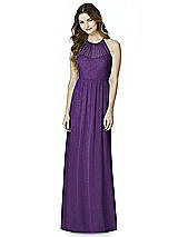 Front View Thumbnail - Majestic Gold Bella Bridesmaids Shimmer Dress BB100LS