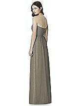 Rear View Thumbnail - Mocha Gold Bella Bridesmaids Shimmer Dress BB101LS