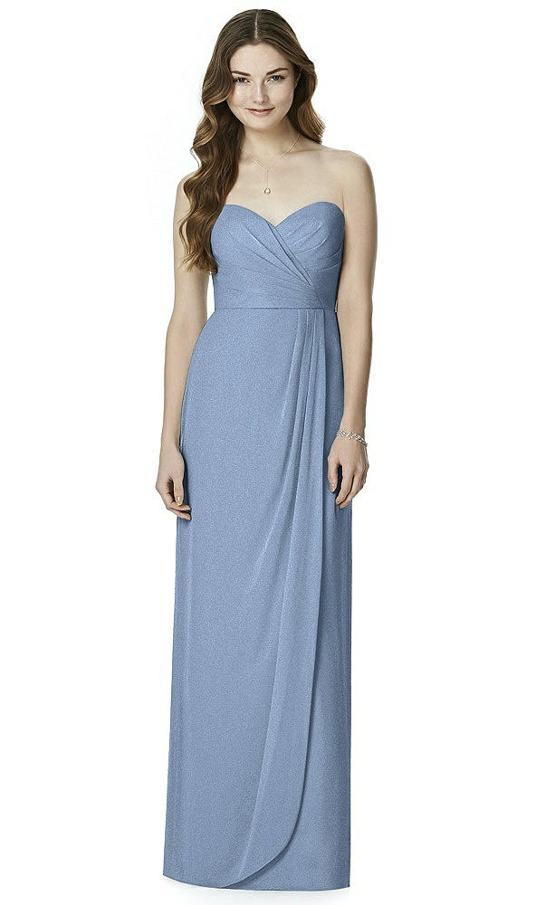 Front View - Cloudy Silver Bella Bridesmaids Dress BB102LS
