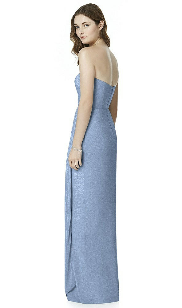 Back View - Cloudy Silver Bella Bridesmaids Dress BB102LS