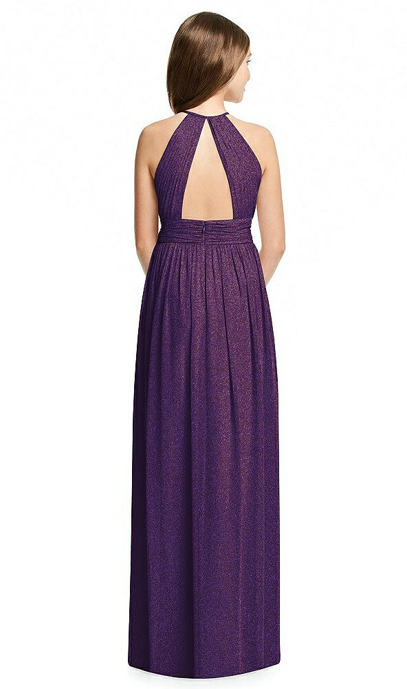 Back View - Majestic Gold Dessy Shimmer Junior Bridesmaid Dress JR539LS