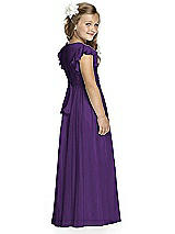 Rear View Thumbnail - Majestic Gold Flower Girl Shimmer Dress FL4038LS
