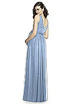 Rear View Thumbnail - Cloudy Silver After Six Shimmer Maternity Bridesmaid Dress M424LS