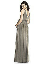 Rear View Thumbnail - Mocha Gold After Six Shimmer Maternity Bridesmaid Dress M424LS
