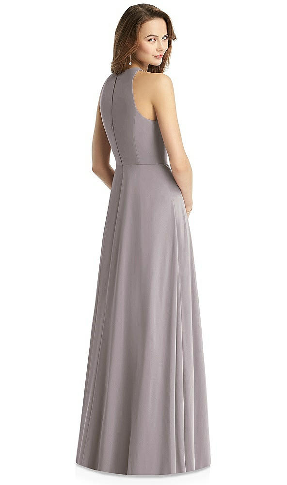 Back View - Cashmere Gray Thread Bridesmaid Style Emily