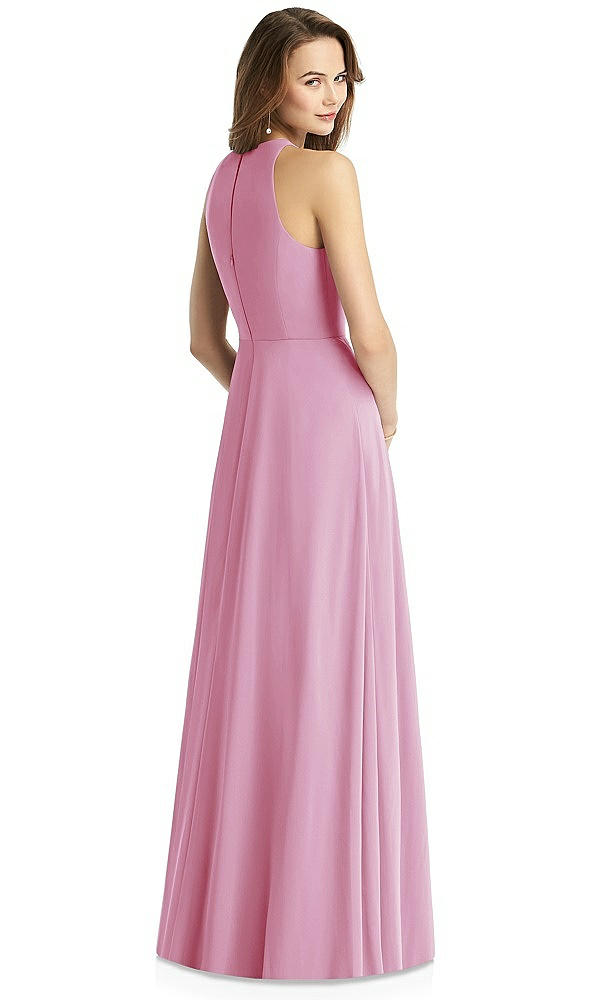 Back View - Powder Pink Thread Bridesmaid Style Emily