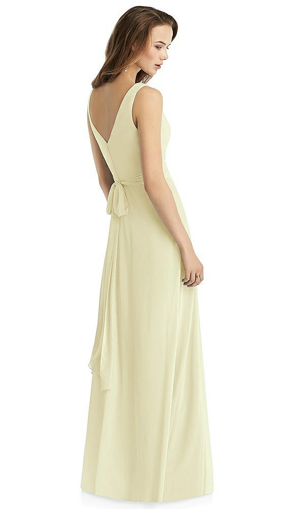Back View - Butter Yellow Thread Bridesmaid Style Layla