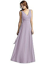 Front View Thumbnail - Lilac Haze Thread Bridesmaid Style Layla