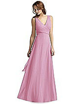Front View Thumbnail - Powder Pink Thread Bridesmaid Style Layla