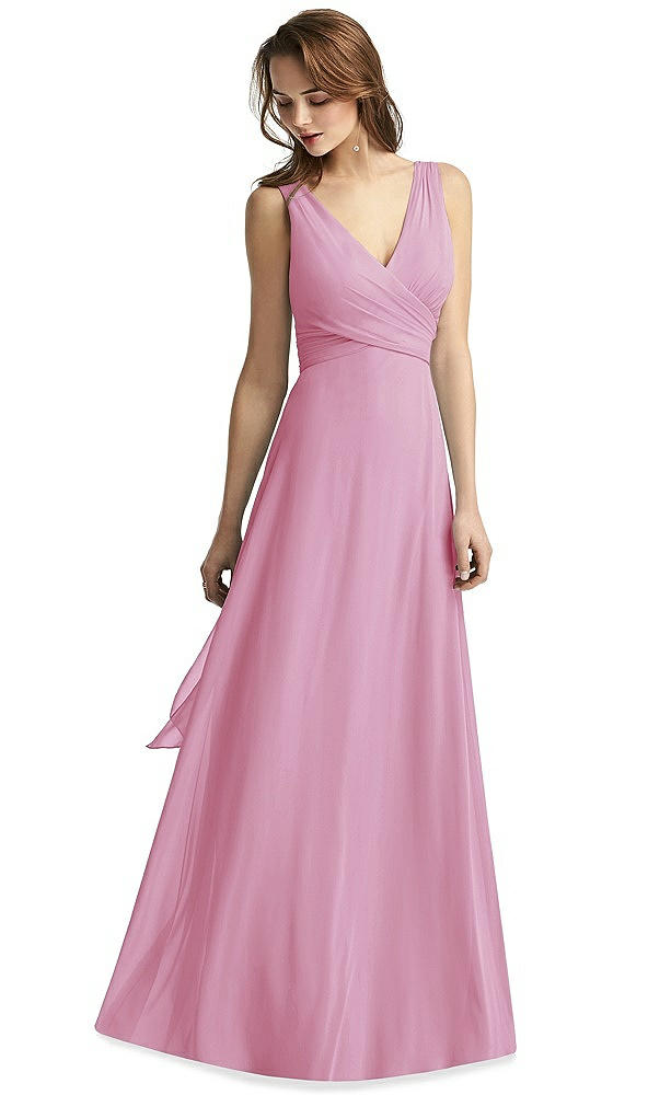 Front View - Powder Pink Thread Bridesmaid Style Layla