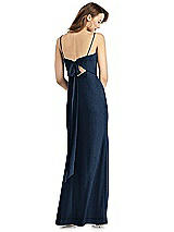 Rear View Thumbnail - Midnight Gold Thread Bridesmaid Style Stella