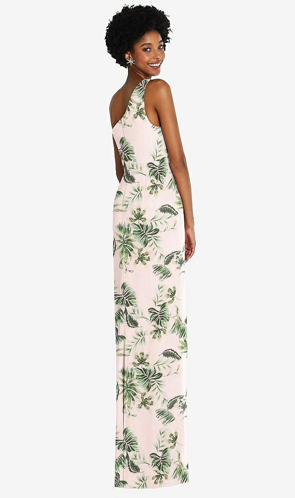 Back View - Palm Beach Print Thread Bridesmaid Style Addison
