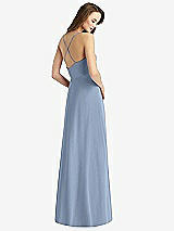 Rear View Thumbnail - Cloudy Cowl Neck Criss Cross Back Maxi Dress