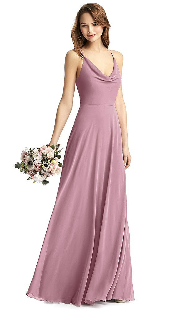 Front View - Dusty Pink Thread Bridesmaid Style Quinn