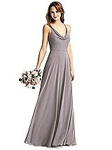 Front View Thumbnail - Cashmere Gray Thread Bridesmaid Style Quinn