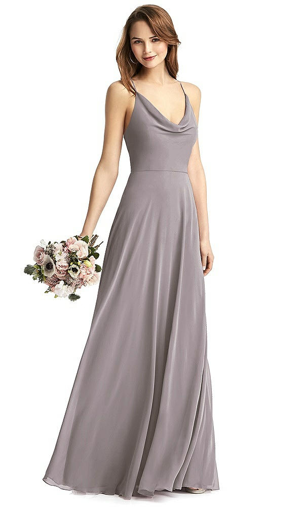 Front View - Cashmere Gray Thread Bridesmaid Style Quinn